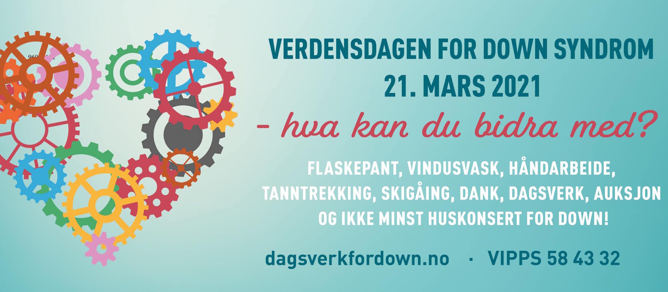 Dagsverk for Down-banner